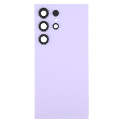 For Samsung Galaxy S24 Ultra SM-S928B OEM Battery Back Cover with Camera Lens Cover(Light Purple)
