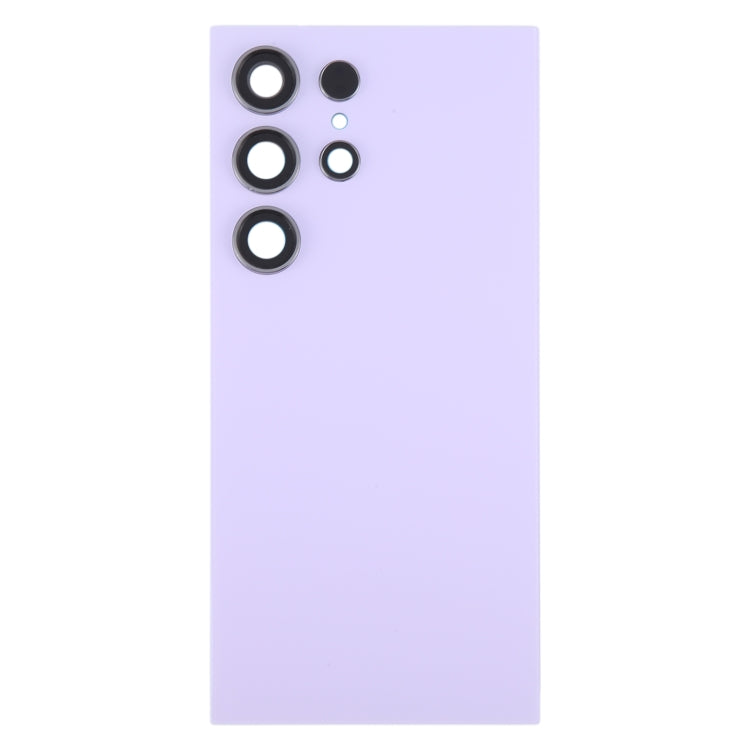 For Samsung Galaxy S24 Ultra SM-S928B OEM Battery Back Cover with Camera Lens Cover(Light Purple)
