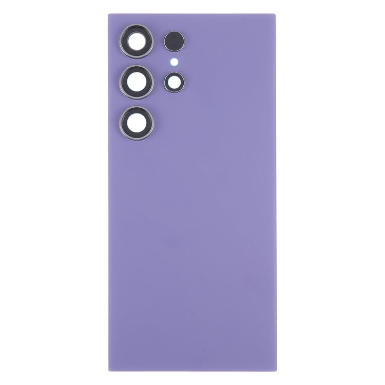 For Samsung Galaxy S24 Ultra SM-S928B OEM Battery Back Cover with Camera Lens Cover(Purple)