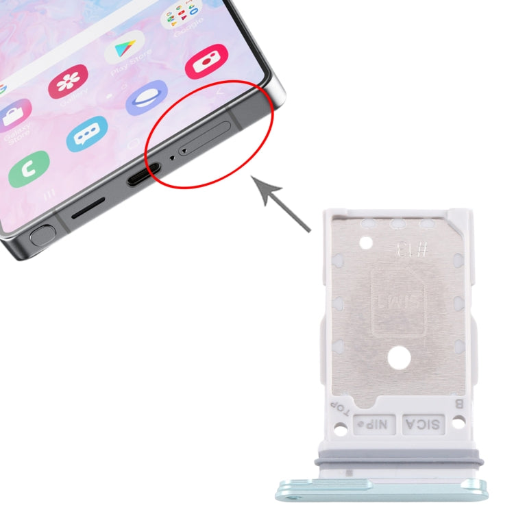 For Samsung Galaxy S25 / S25+ SM-S931/S936 Original SIM Card Tray + SIM Card Tray (Green)