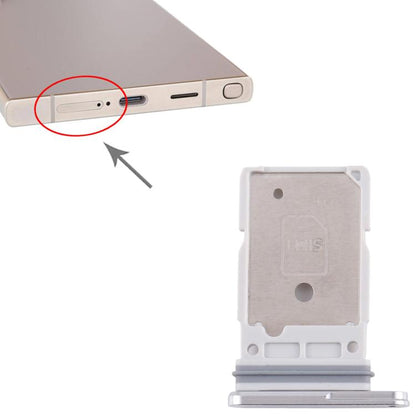 For Samsung Galaxy S25 Ultra SM-S938B Original SIM + SIM Card Tray (White)