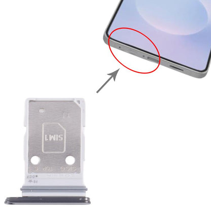 For Samsung Galaxy S25 Edge SIM Card Tray + SIM Card Tray (Black)