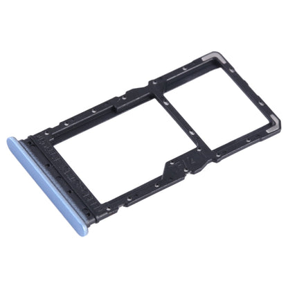 For Xiaomi Redmi Note 12R SIM Card Tray + SIM Card Tray / Micro SD Card Tray (Blue)