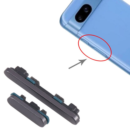 For Google Pixel 8A Power Button + Volume Control Button (Black)