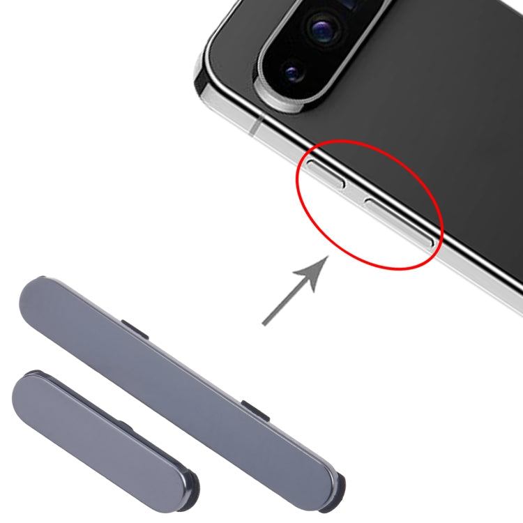 For Google Pixel 9 Pro Original Power Button and Volume Control Button (Black)