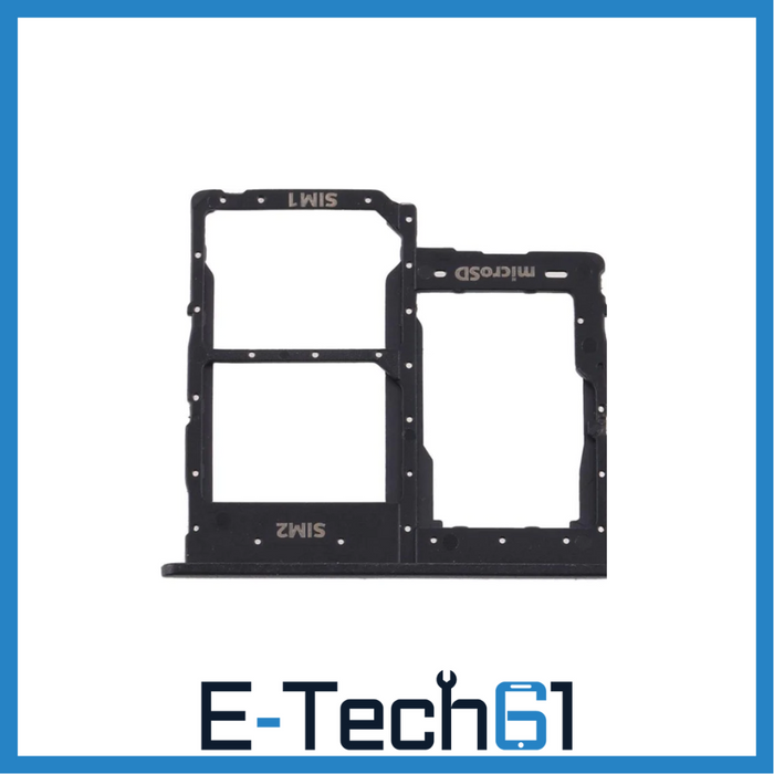 For Samsung Galaxy A01 Core A013 Replacement Sim Card Holder (Black) E-Tech61