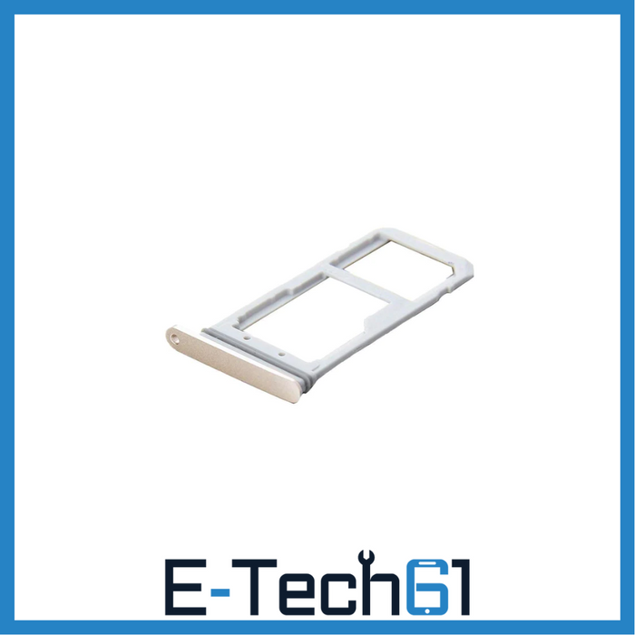 For Samsung Galaxy S7 Replacement Sim Card Tray - Gold E-Tech61