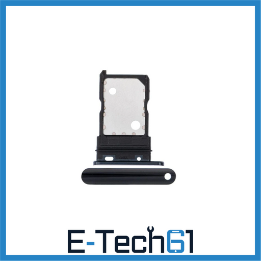 For Google Pixel 3 XL Replacement Sim Card Tray (Black) E-Tech61