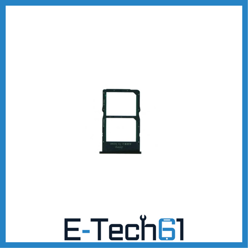 For Huawei P40 Lite Replacement Sim Card Tray (Black) E-Tech61