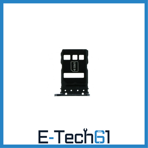 For Huawei P40 Pro Replacement Sim Card Tray (Black) E-Tech61