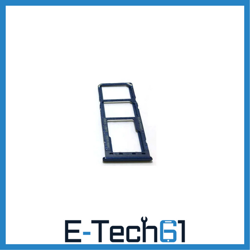 For Samsung Galaxy A10s A107 Replacement Sim Card Tray (Blue) E-Tech61