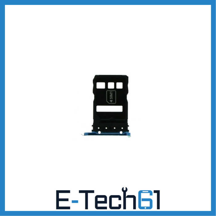 For Huawei P40 Pro Replacement Sim Card Tray (Blue) E-Tech61