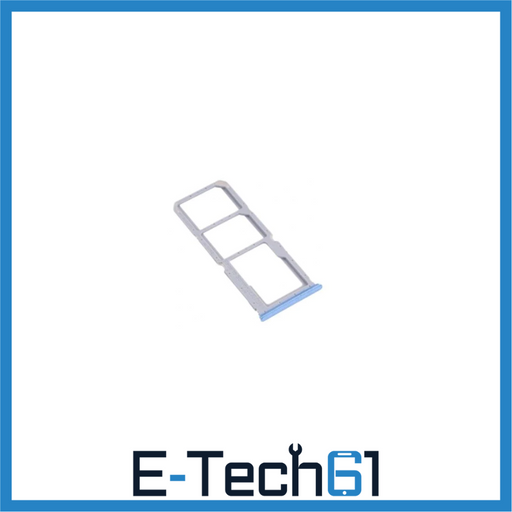 For Oppo A16 Replacement Sim Card Tray (Blue) E-Tech61