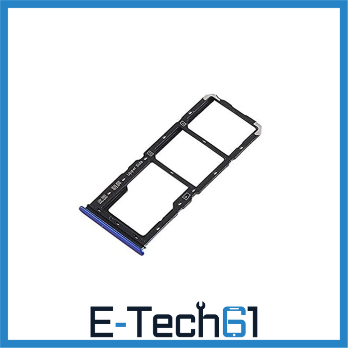 For Oppo A53 Replacement Sim Card Tray (Blue) E-Tech61