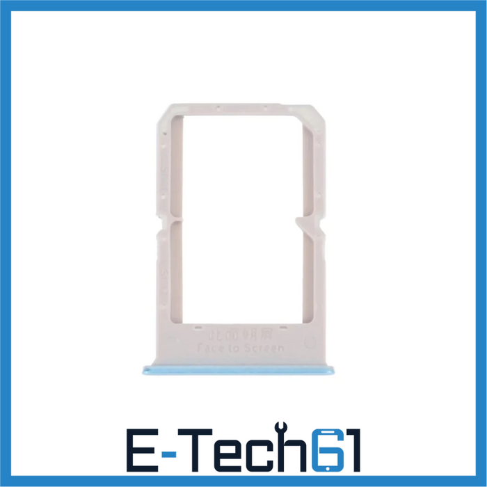 For Oppo A72 Replacement Sim Card Tray (Blue) E-Tech61