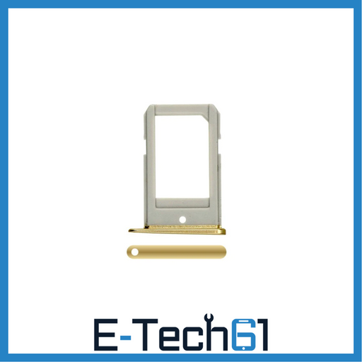 For Samsung Galaxy S6 Edge G925F Replacement Sim Card Tray (Gold) E-Tech61