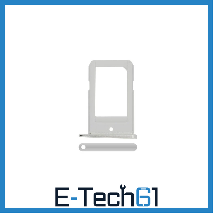For Samsung Galaxy S6 Edge G925F Replacement Sim Card Tray (Silver) E-Tech61