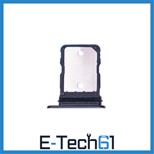 For Google Pixel 6 Replacement Sim Card Tray (Stormy Black) E-Tech61