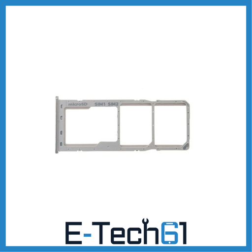For Samsung Galaxy A70 A705 Replacement Sim Card Tray (White) E-Tech61