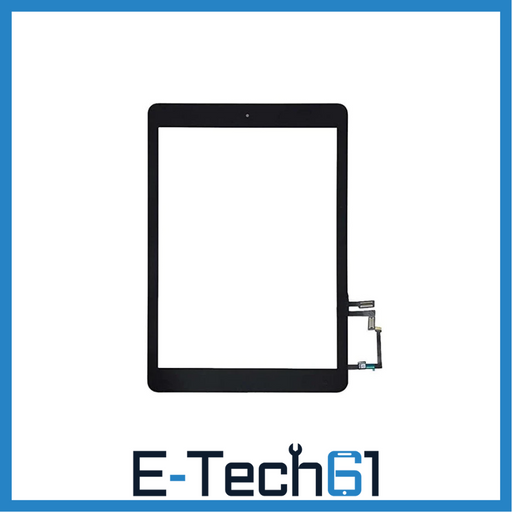 For Apple iPad Air / iPad 5 Replacement Touch Screen Digitiser with Home Button Assembly (Black) E-Tech61
