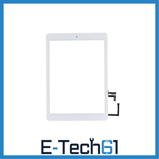 For Apple iPad Air / iPad 5 Replacement Touch Screen Digitizer with Home Button Assembly (White) E-Tech61