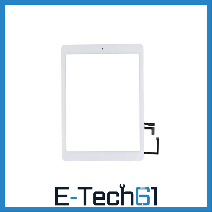 For Apple iPad Air / iPad 5 Replacement Touch Screen Digitizer with Home Button Assembly (White) E-Tech61
