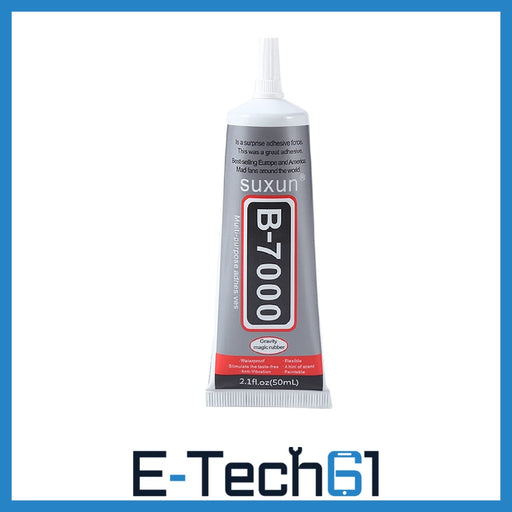 B-7000 Glue 50ml, Multipurpose High Grade Industrial B7000 Adhesive, Semi Fluid Transparent Glues Suitable for Phone Screen Repair,Wooden,Jewelery