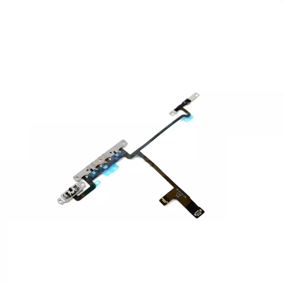 For iPhone X Volume Button Flex Cable Mute Switch With Metal Brackets