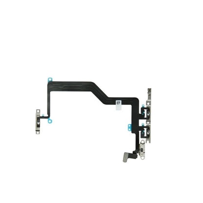 For iPhone 12 Pro Max Power Flex Cable Volume Buttons Mute Switch Metal Brackets