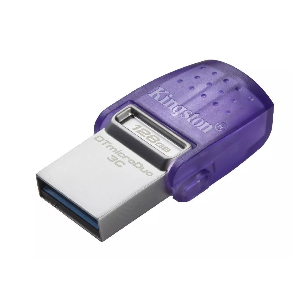 Kingston DataTraveler microDuo 3C USB Flash Drive 128GB USB Gen 3 Type-C and USB