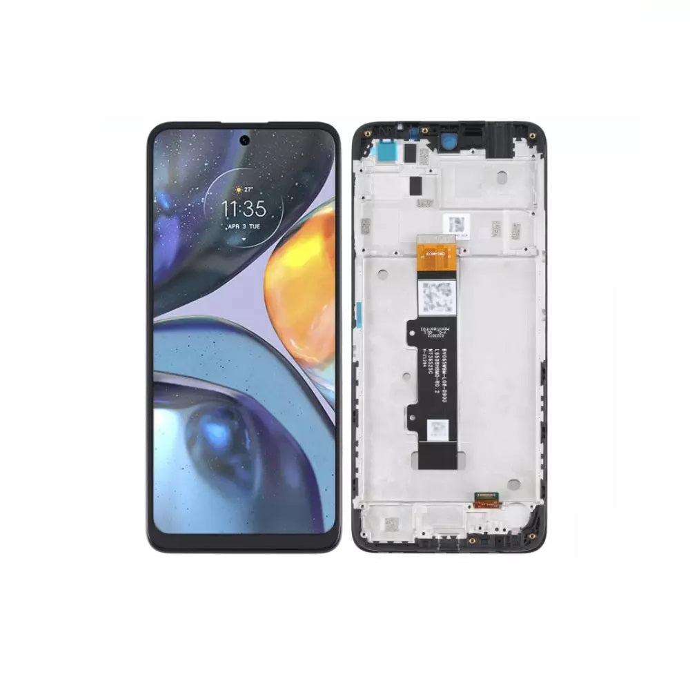 Motorola Moto G22 XT2231-2 Replacement Lcd Touch Screen Digitizer With Frame