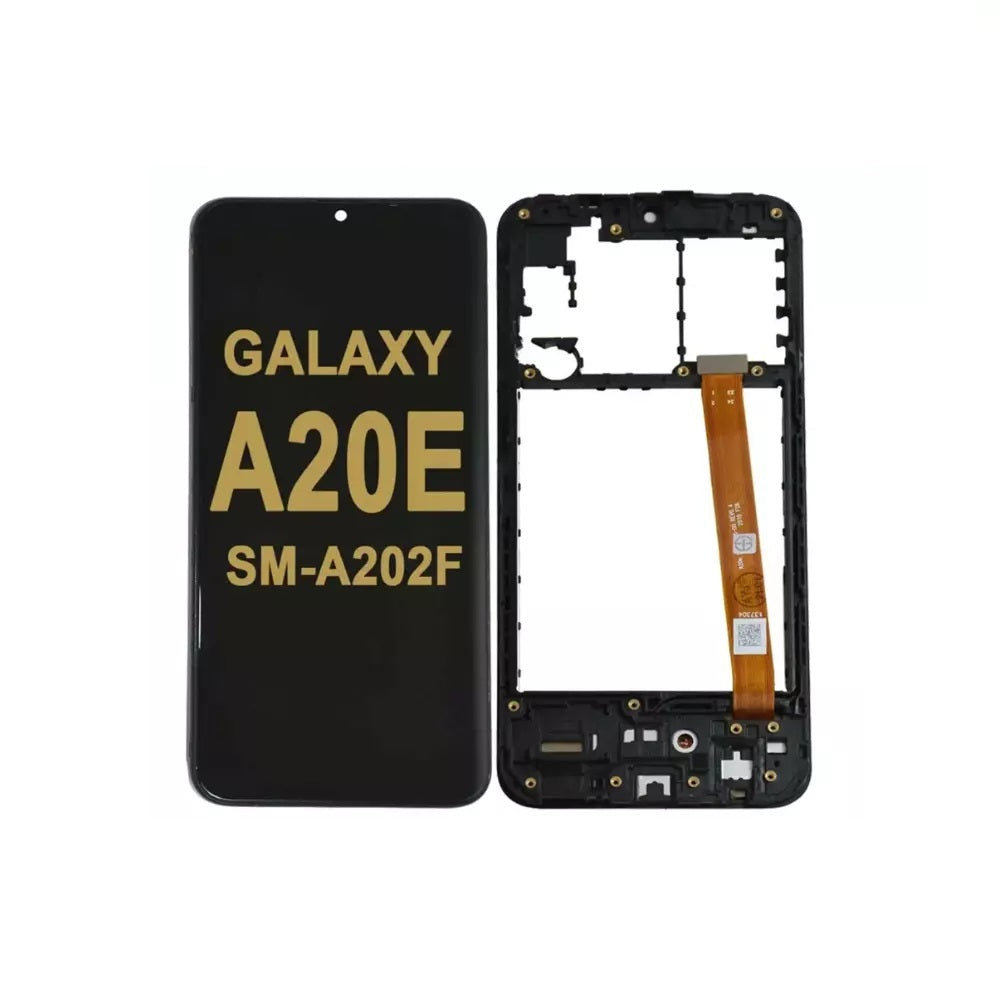 For Samsung Galaxy A20e (SM-A202F) LCD Screen Display Touch Digitizer + Frame
