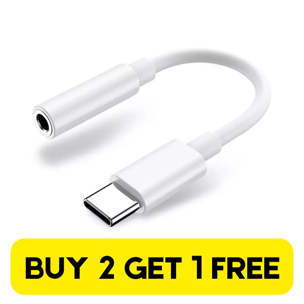 USB Type C TO 3.5mm Audio Jack Headphone Adapter USB-C Cable For S25 S24 S23 S22