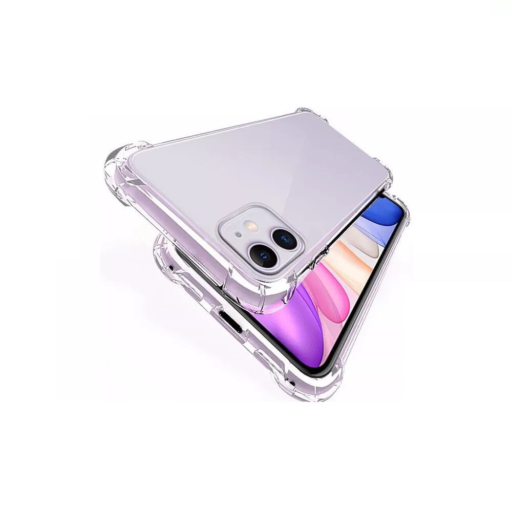 CLEAR Shockproof Case For iPhone 16 15 14 13 12 11 Pro Max XR X XS 8 7 6 Silicon