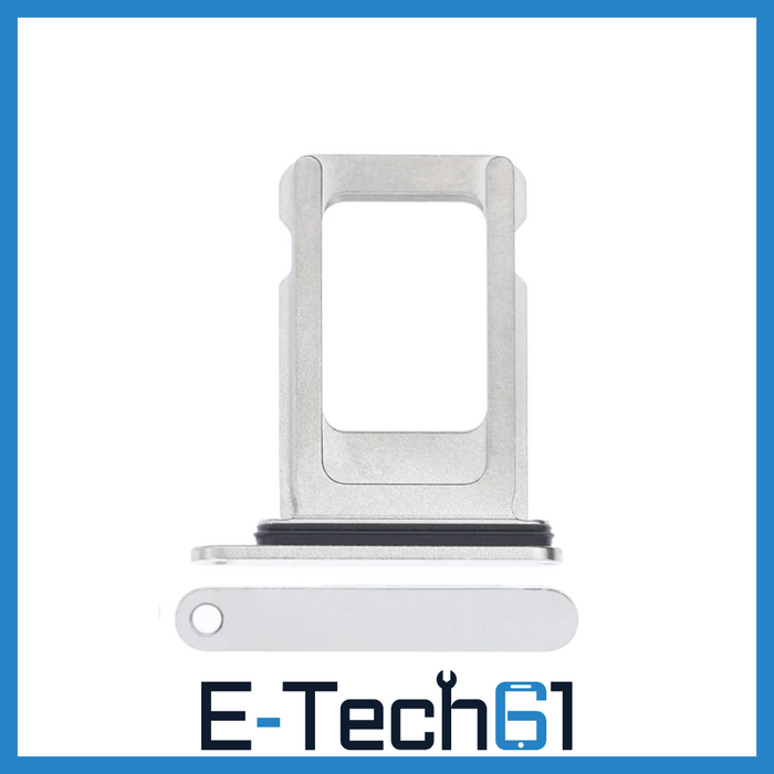For Apple iPhone 13 Pro / 13 Pro Max Replacement Sim Card Tray (Silver) E-Tech61