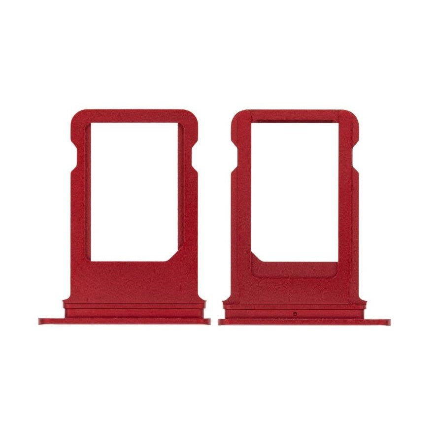 For Apple iPhone 8 Plus Replacement Sim Card Tray - Red E-Tech61